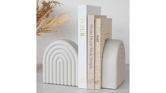 heavy bookend decorative concrete