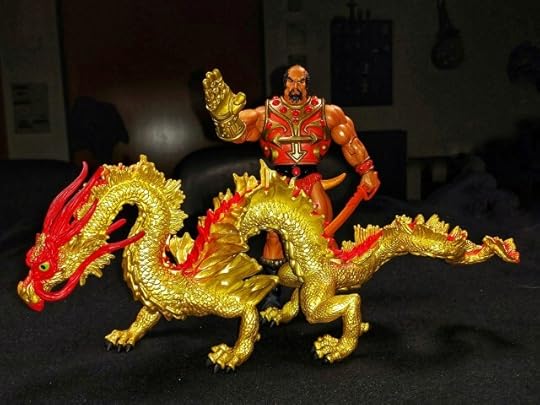 Schleich Eldrador Lunar New Year dragon and Masters of the Universe Classics Jitsu 