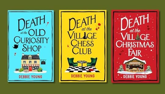 covers of the three books in the Cotswold Curiosity Shop series