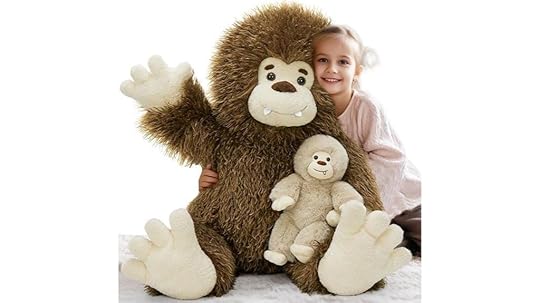 bigfoot stuffed animal duo