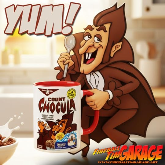 Count Chocula Automotive Pop Culture Movie and TV Car Art by Fireball Tim Garage