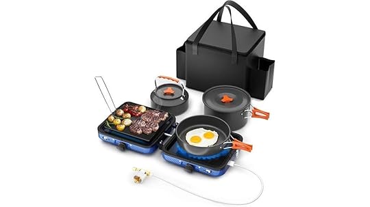 compact dual burner stove