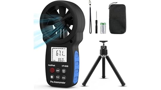 portable wind speed meter