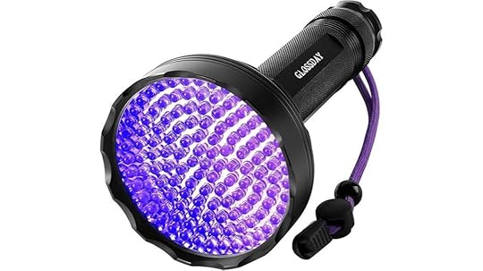 128 led uv flashlight
