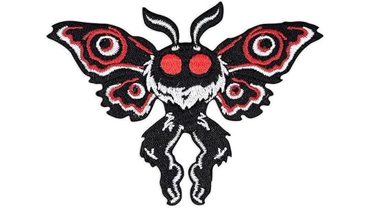 mothman embroidered patch