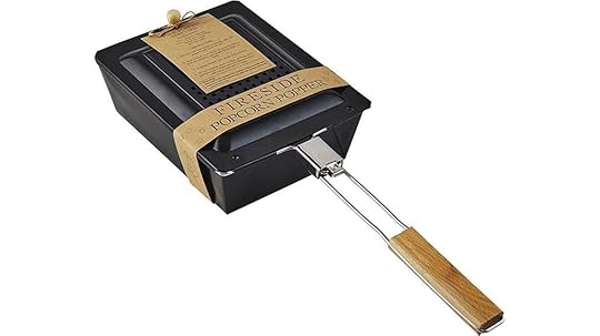 rustic outdoor popcorn maker