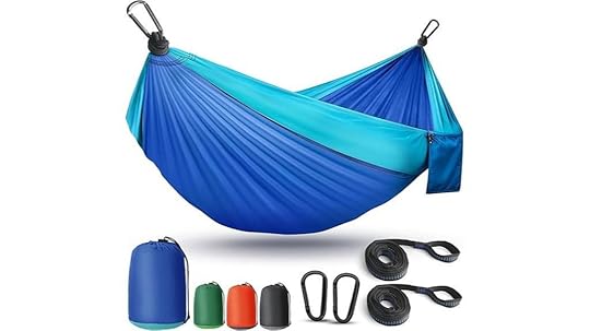 portable nylon camping hammock