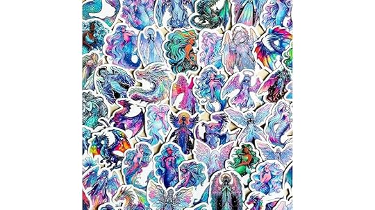 mythical creatures waterproof stickers