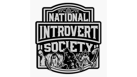 introvert society vinyl decal