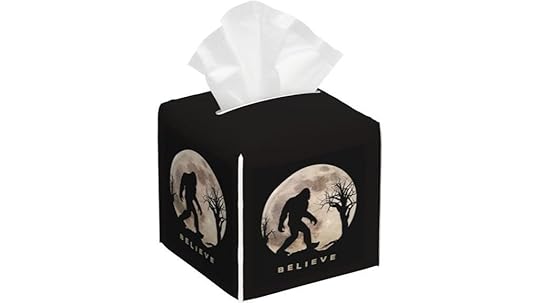 bigfoot tissue box cover