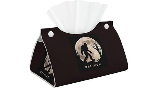 bigfoot tissue box cover