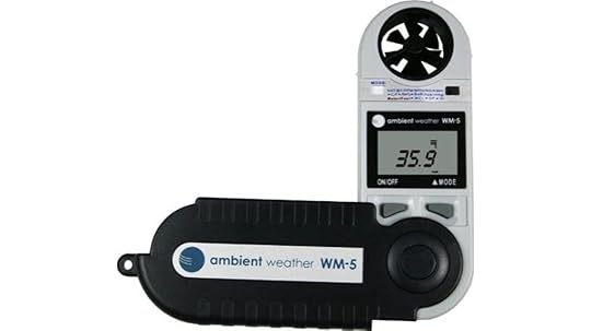 portable weather monitoring device