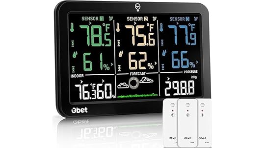 wireless weather station with sensors