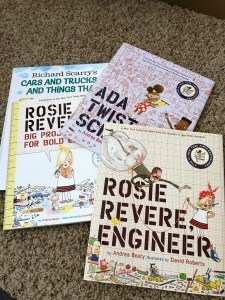 The Queestioneers books from the grandchildren's bookshelf