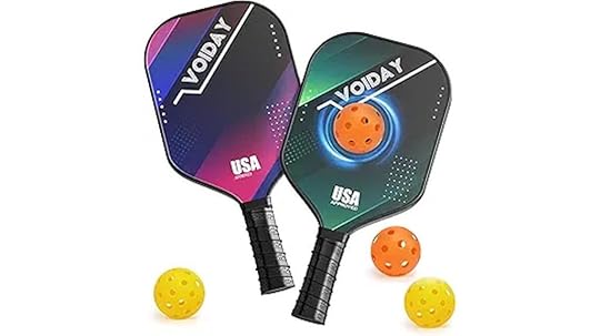 double fiberglass pickleball set
