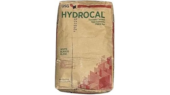 white hydrocal gypsum plaster