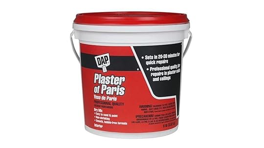 white 8 pound plaster tub