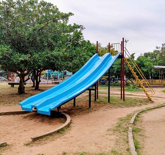 A Slide at Kollam Children's Park