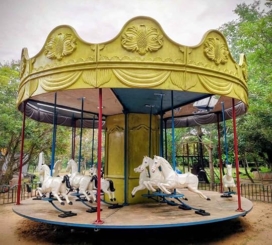 A Merry-go-round at Kollam Children's Park