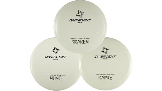 glowing divergent disc golf