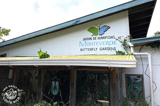 the rustic monteverde butetrfly gardens building