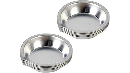 small stainless steel palettes