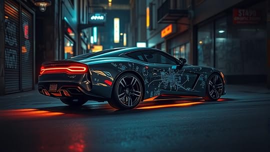 neon colors and surreal