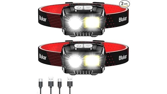 rechargeable led headlamps pack