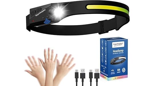 rechargeable led headlamp with multiple modes