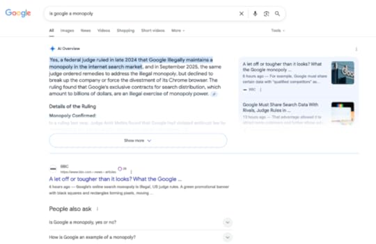 Screenshot of Google search results for the query 