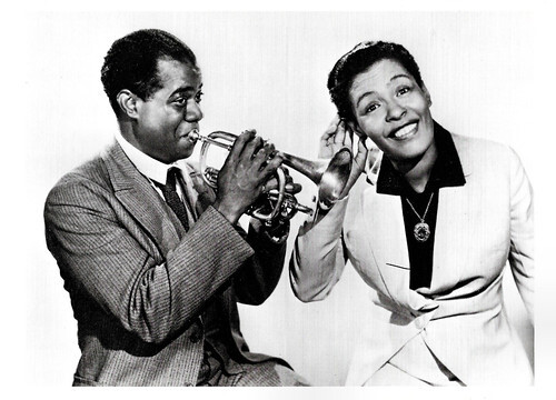 Louis Armstrong and Billie Holiday in New Orleans (1947)
