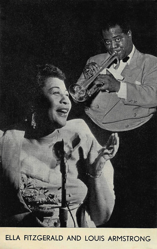 Ella Fitzgerald and Louis Armstrong