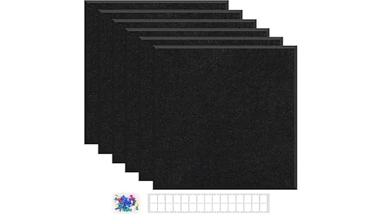 black cork wall tiles
