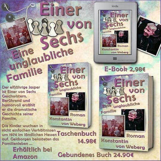 Der Roman 'Einer von Sechs – Eine unglaubliche Familie'