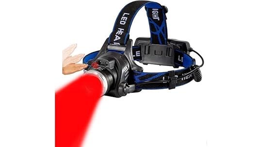 rechargeable waterproof headlamp with modes