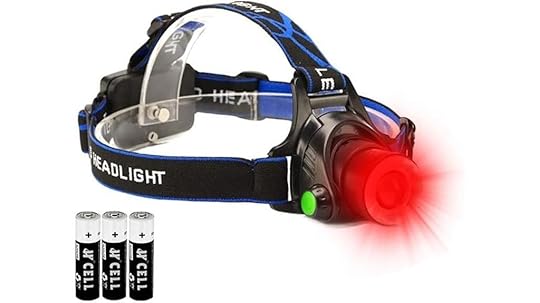 red light headlamp features