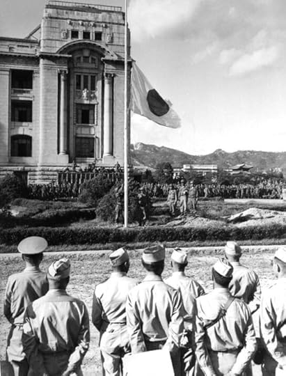 Surrender of Japanese Forces to US forces at Seoul in southern Korea, 9 September 1945 (US Navy photo: 80-G-391464)
