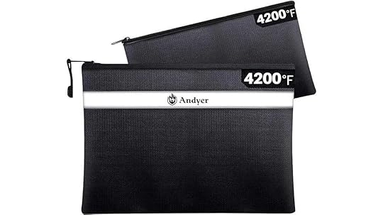 fireproof waterproof safe pouches