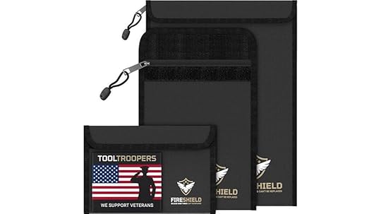 fireproof document storage pack