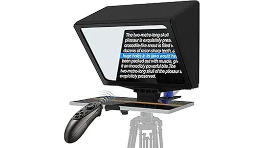 portable 9 3 inch aluminum teleprompter