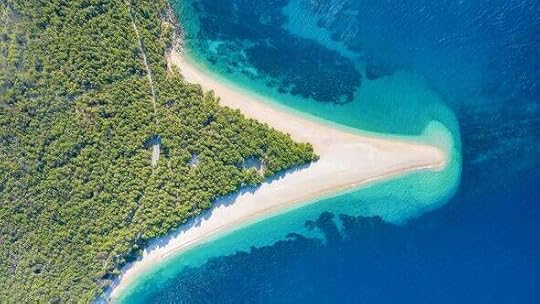 Golden Horn Beach, Croatia.