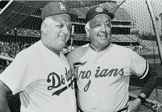 Tommy Lasorda and Rod Dedeaux