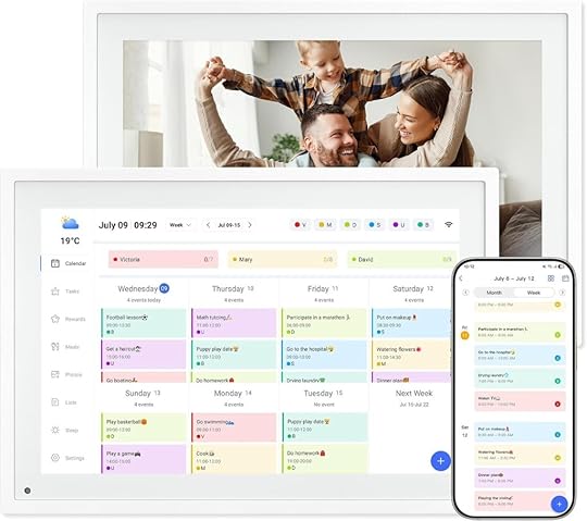 TABWEE 10.1-inch Digital Touchscreen Calendar