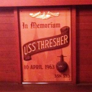 Thresher plaque at Mare Island