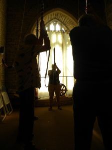 photo of band ringing in the tower