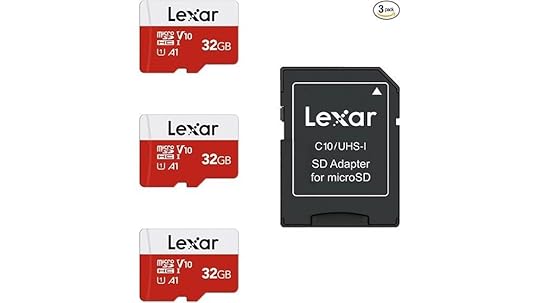 three 32gb sd cards
