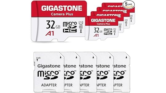 set of five 32gb cards