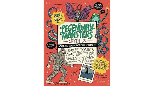 cryptids monster coloring book
