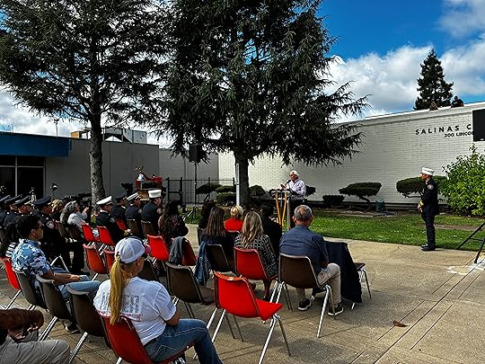 Salinas Mayor Dennis Donohue addresses the attendees. (Chris Hamilton -...