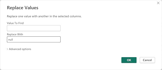Find and replace Power Query